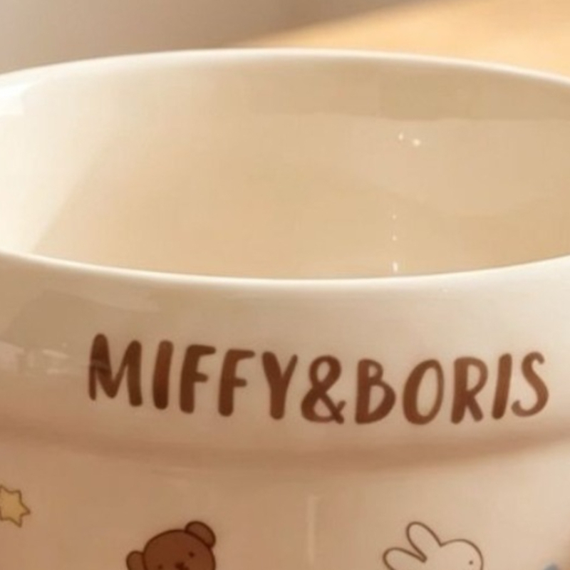 Baby Food Japan - Милая керамическая миска с изображением Миффи,