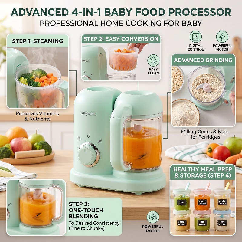 Baby Food Gerber - Маленькая автоматическая высокоточная машина для приготовления