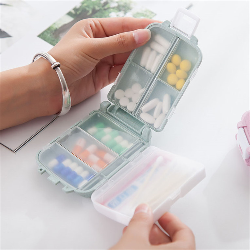 Formula Dispenser Portable - Еженедельная коробка для таблеток, 8 сеток,
