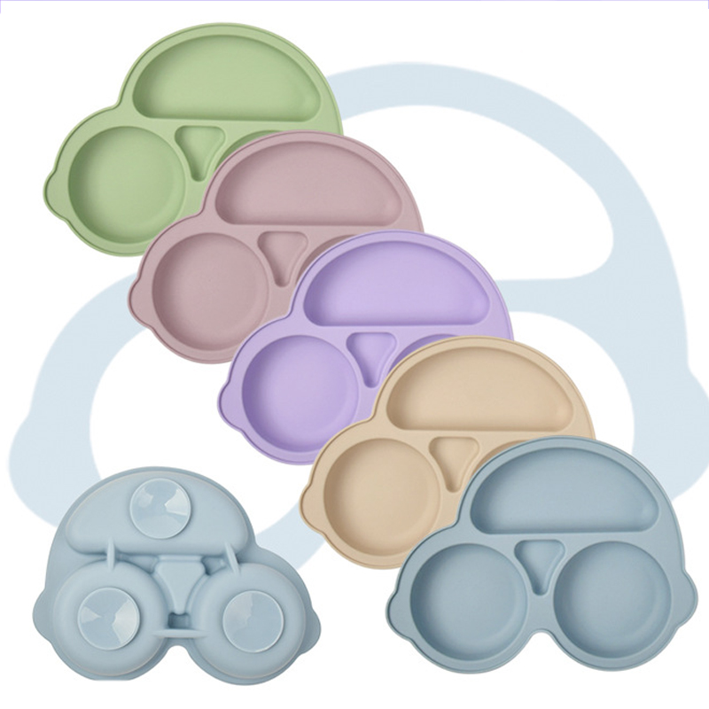 Baby Food Chart - Детская безопасная присоска, силиконовая обеденная тарелка,