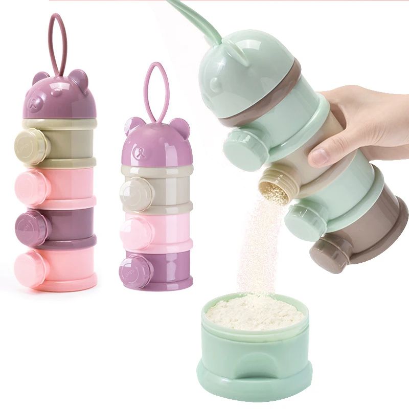 Baby Food Dispenser - 3/4-слойный портативный контейнер для детского питания