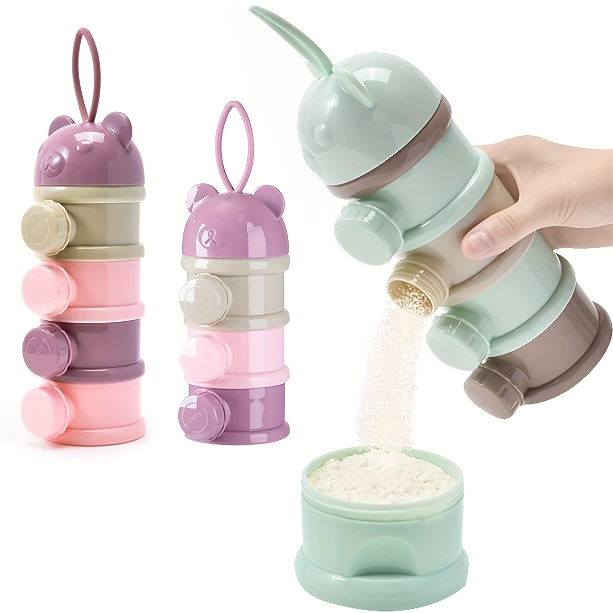 Контейнер для детского сухого  – обзор и цена Baby Food Dispenser