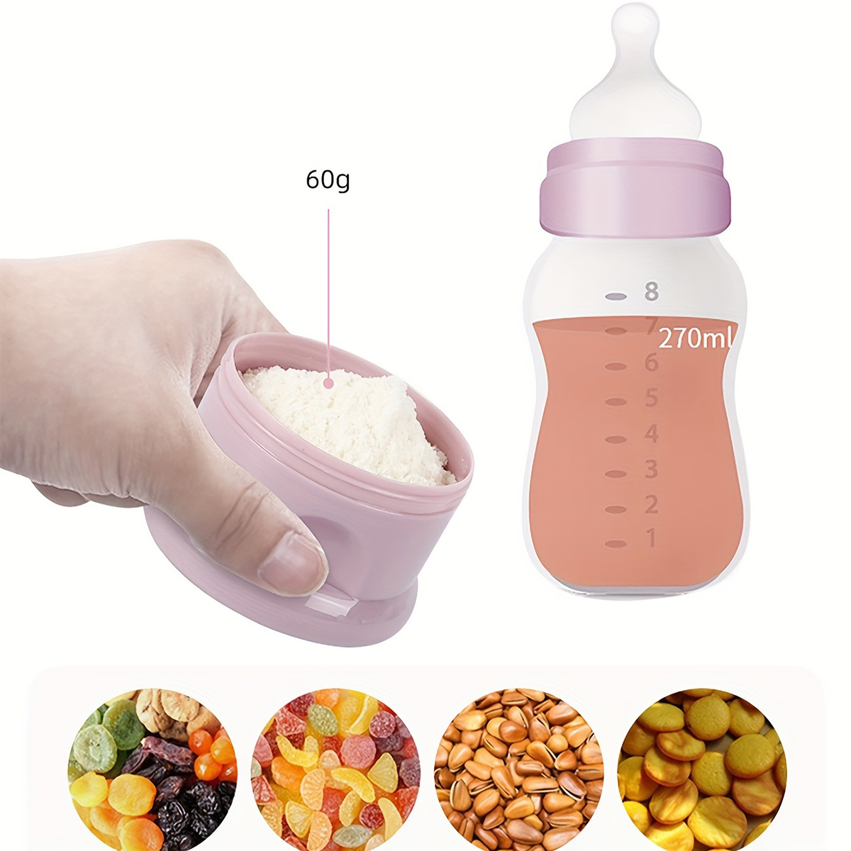 Контейнер для детского сухого  – обзор и цена Baby Food Dispenser