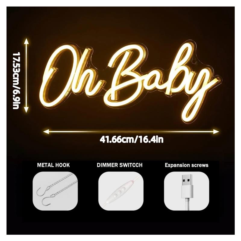 Неоновые вывески Oh Baby для д – обзор и цена Baby Food Restaurant