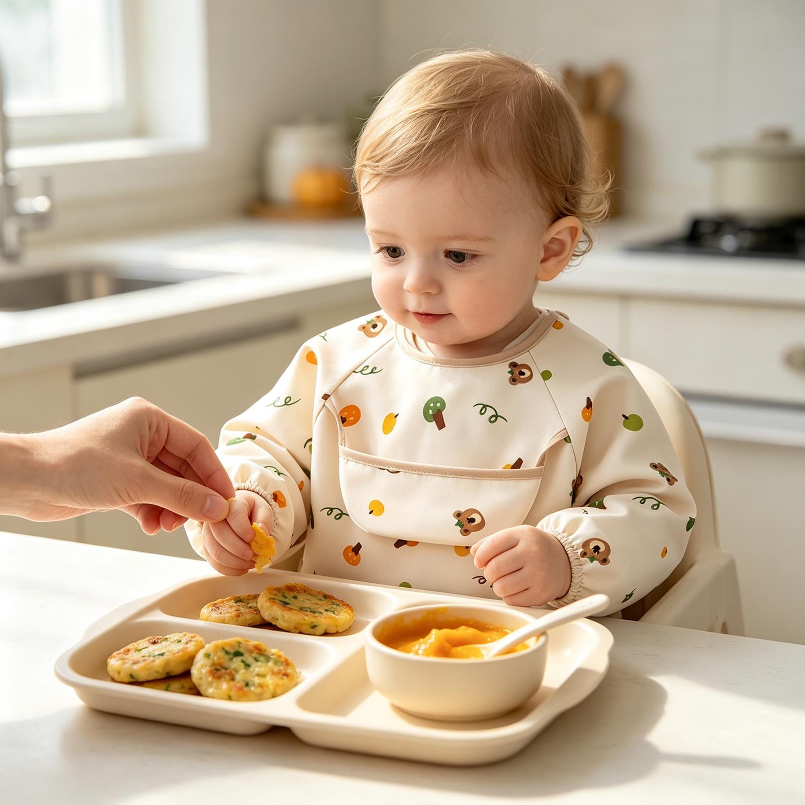 Детский фартук-нагрудник с мяг – обзор и цена Baby Food Restaurant